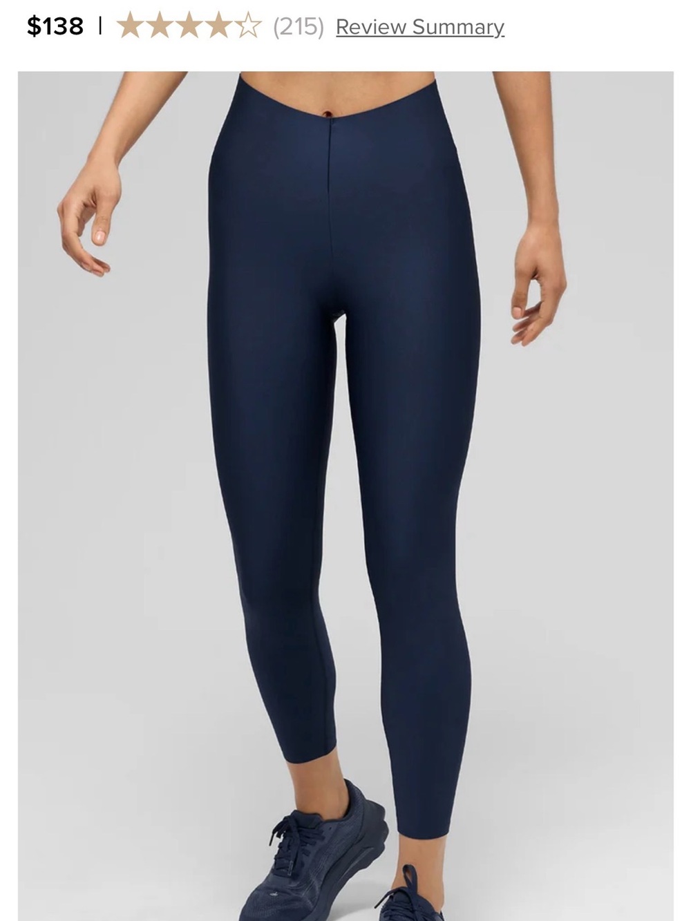 ALO Yoga Kids Navy Blue Performance Leggings